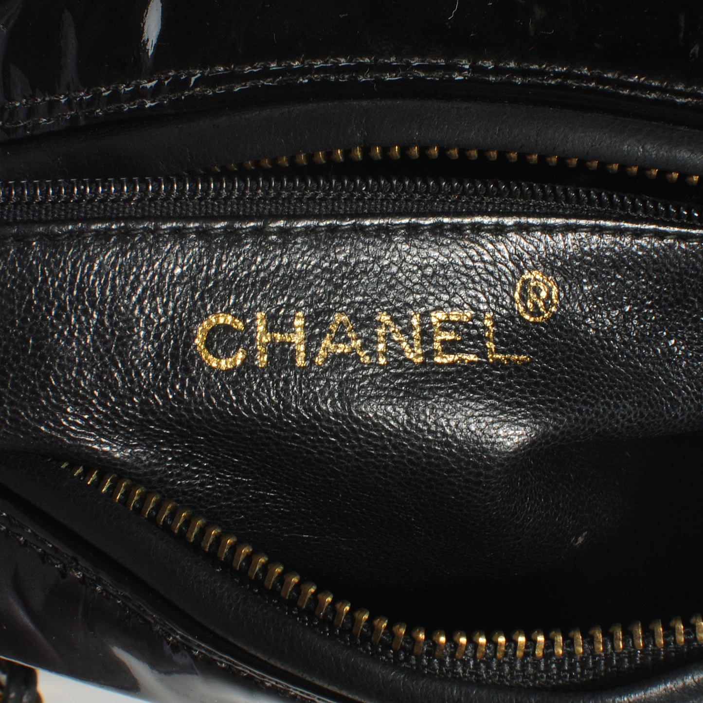 Patent Tassel Small Camera Case Black