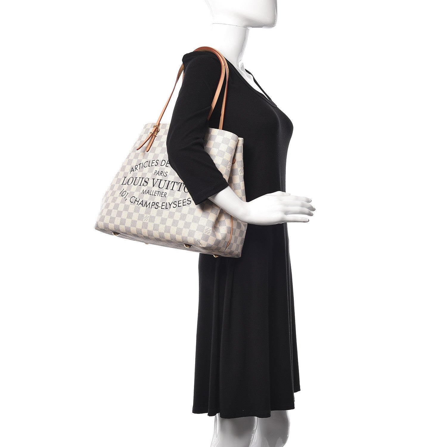 Louis Vuitton Damier Azur Cabas Adventure MM 2 of 10