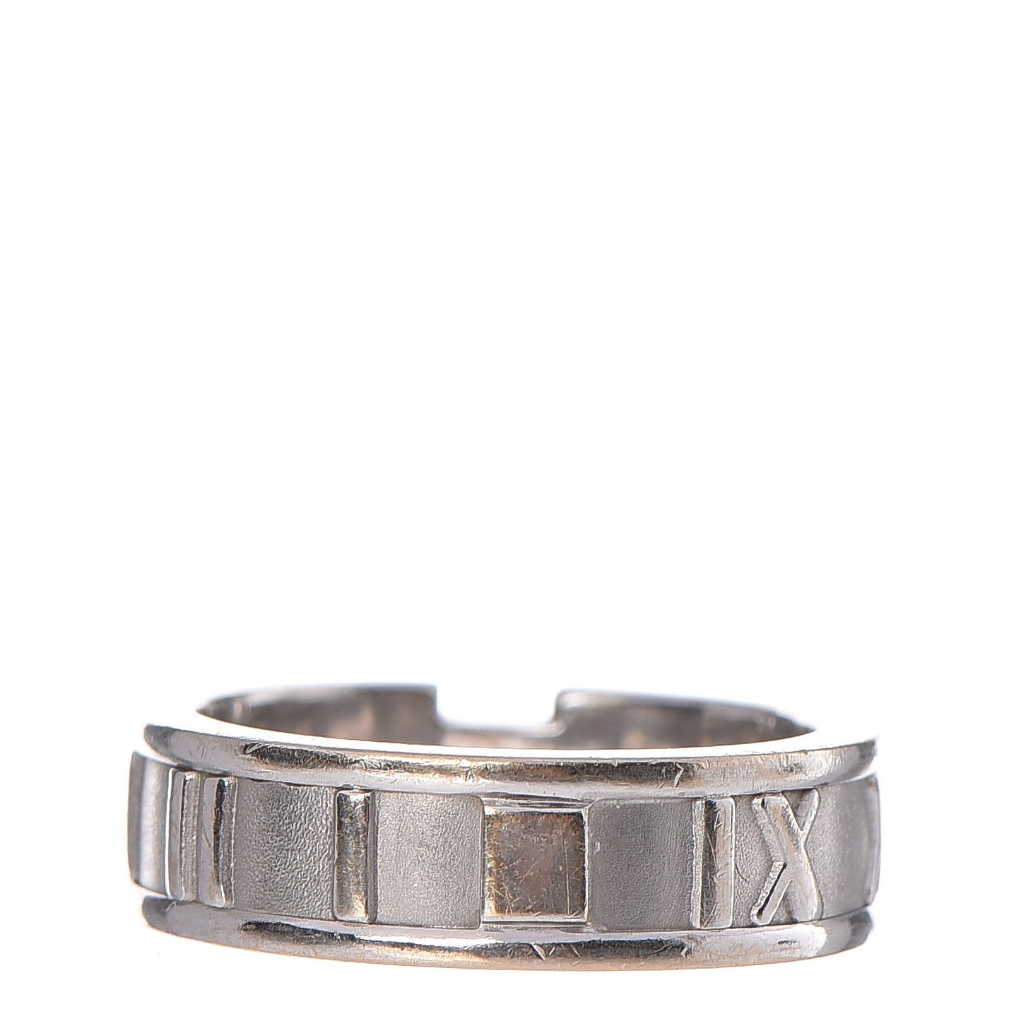 18K White Gold Diamond Atlas Ring 49.5 5