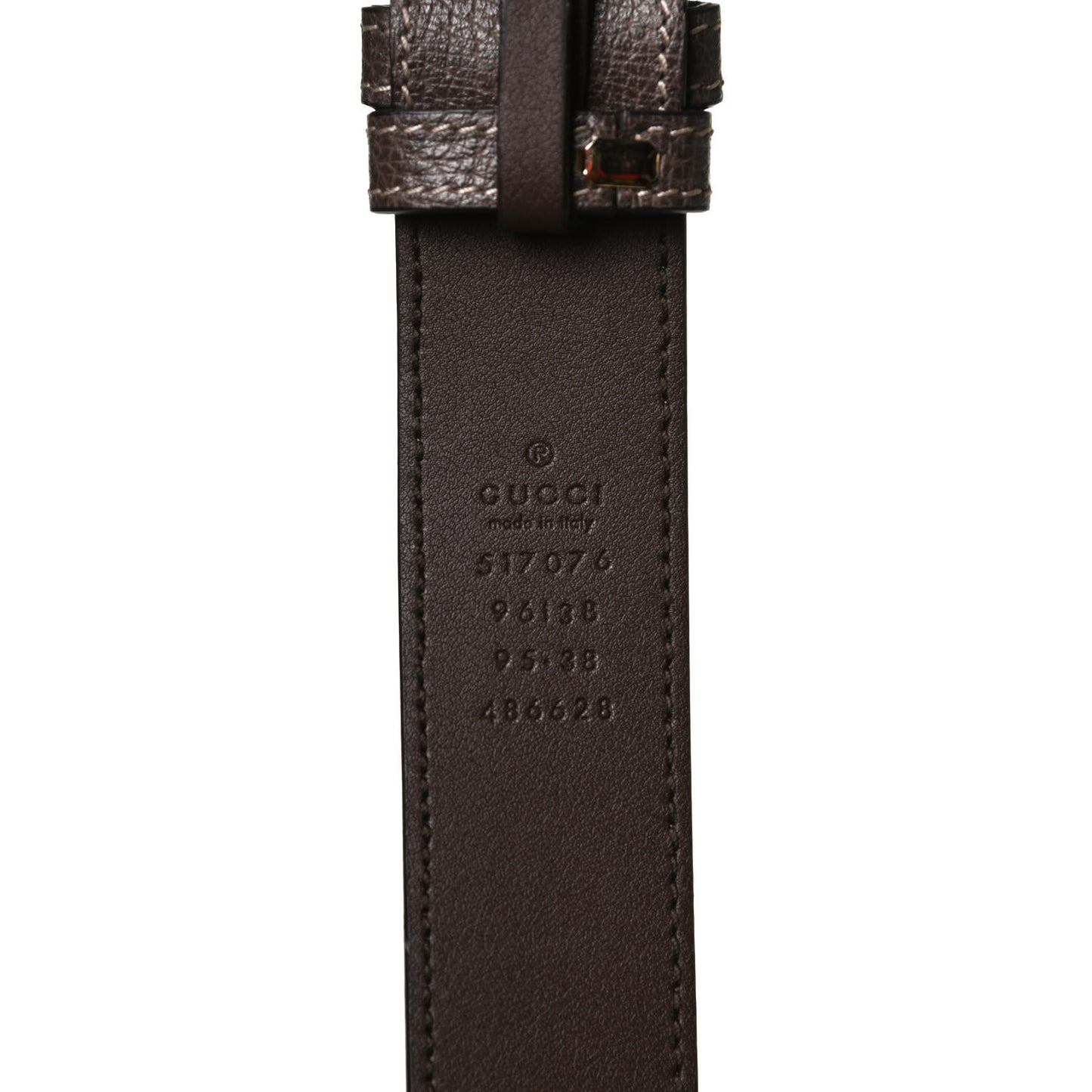 GG Supreme Monogram Web Small Ophidia Belt Bag 95 38 Dark Brown