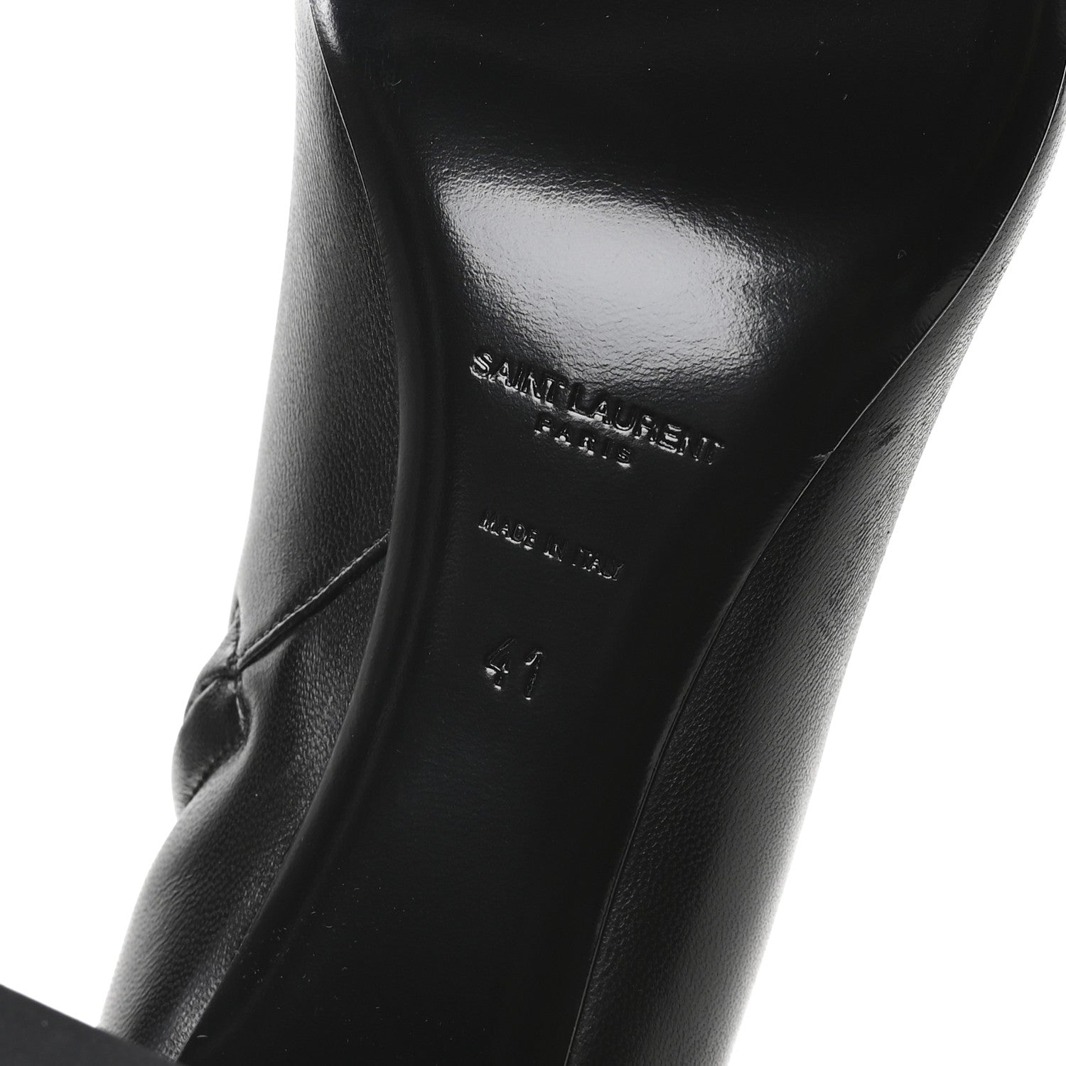 Saint Laurent Nappa Vendome Loulou Ankle Zip Boot 41 Black 7 of 9