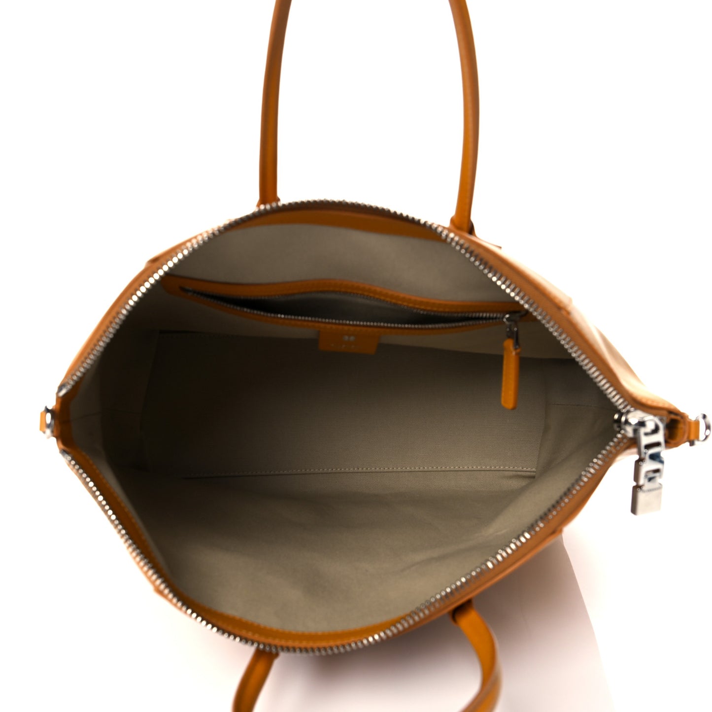 Box Calfskin Small Antigona Sport Top Handle Bag Pumpkin