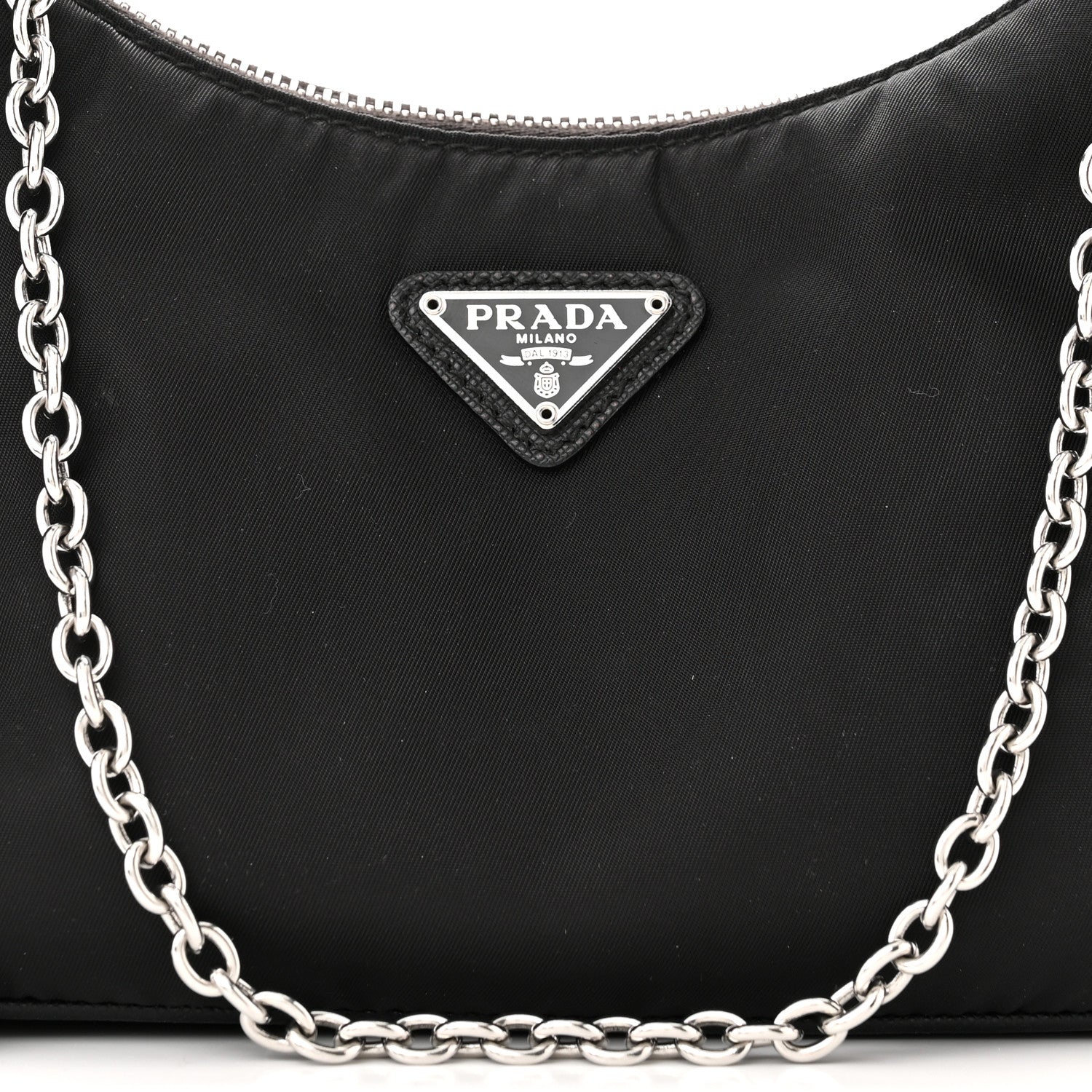 Prada Nylon Re-Edition 2005 Shoulder Bag Black 9 of 11