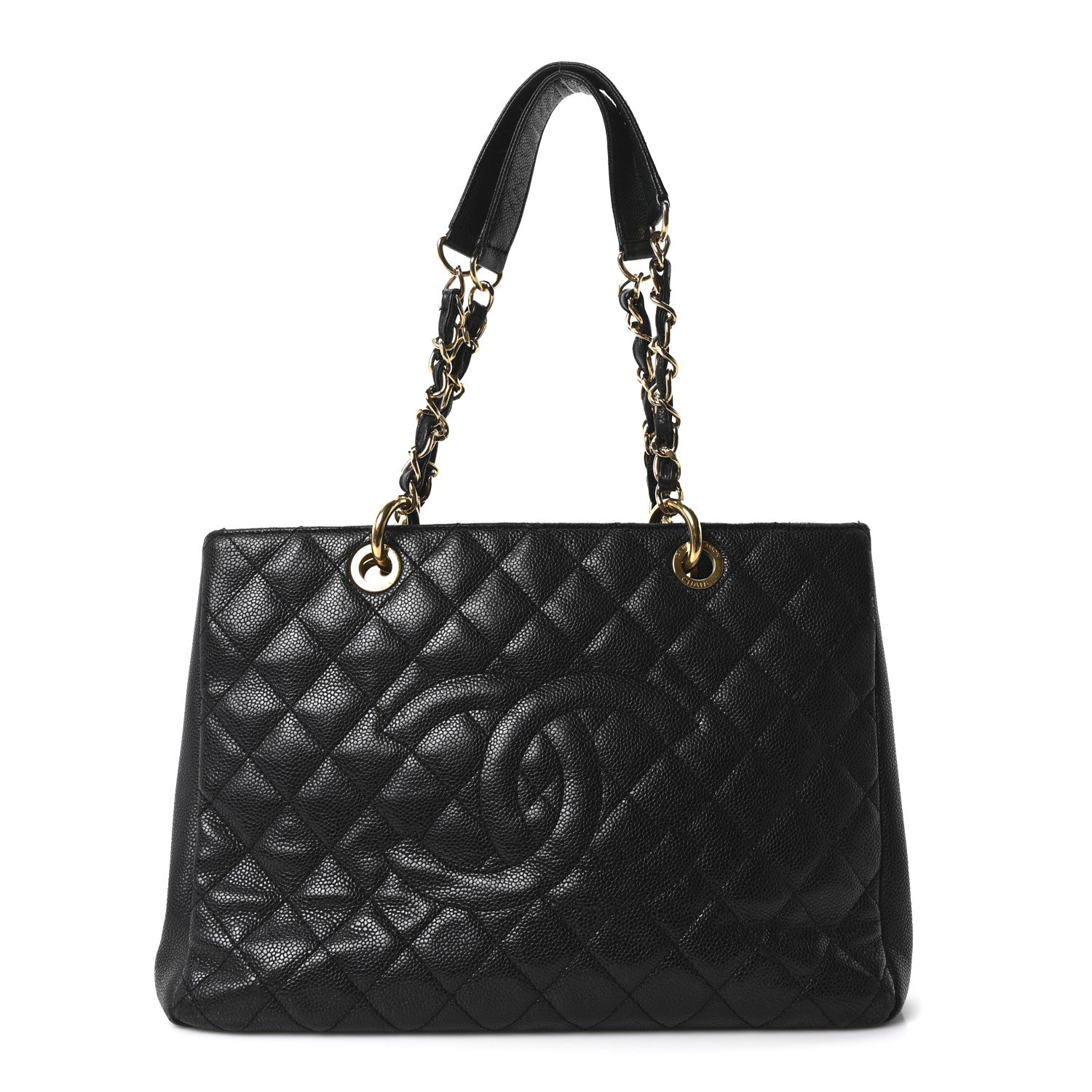 Chanel Caviar Quilted Grand Shopping Tote GST Black 1 of 9