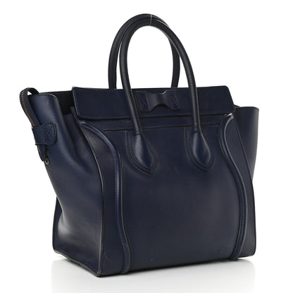 Celine Smooth Calfskin Mini Luggage Ink 3 of 9
