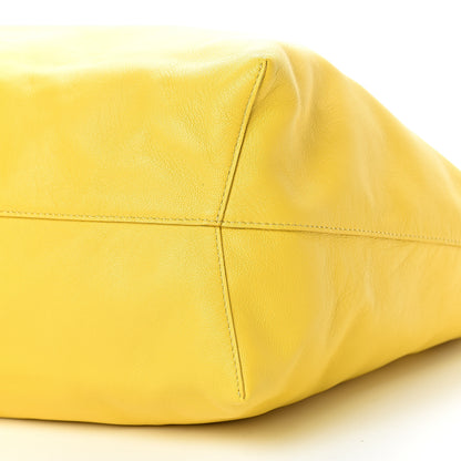 Mansur Gavriel Lambskin Oversized Tote Yellow 10 of 12