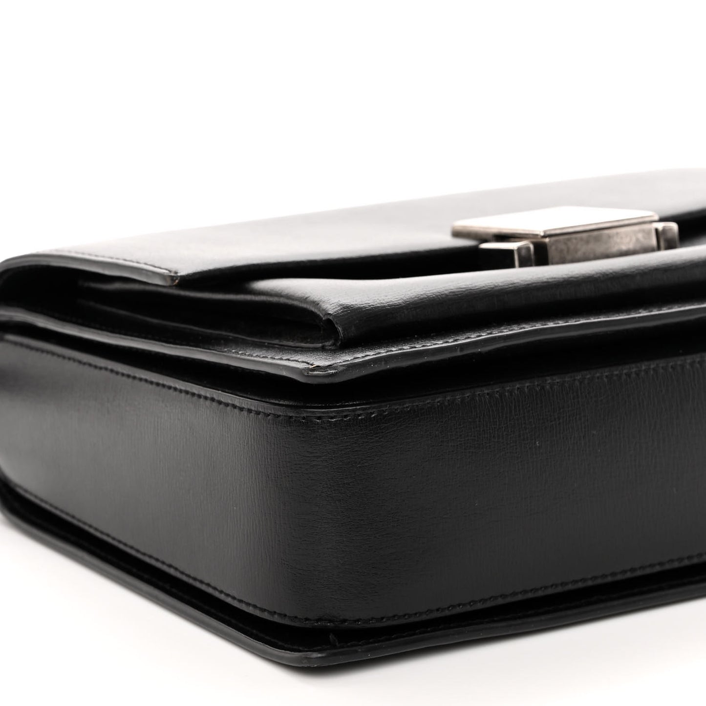 Calfskin Medium Bellechasse Satchel Black