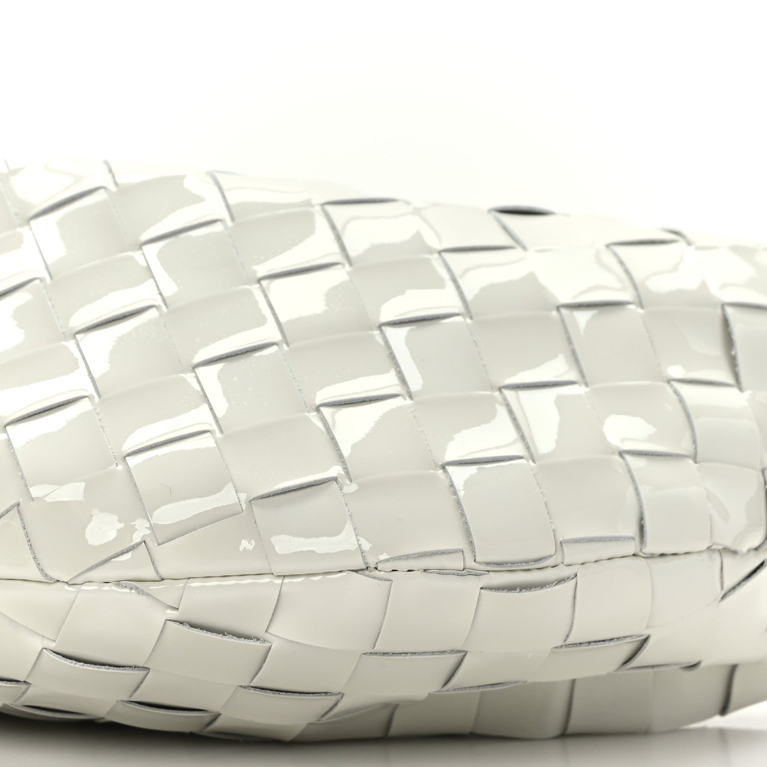 Bottega Veneta Patent Nappa Intrecciato Mini Jodie White 8 of 8