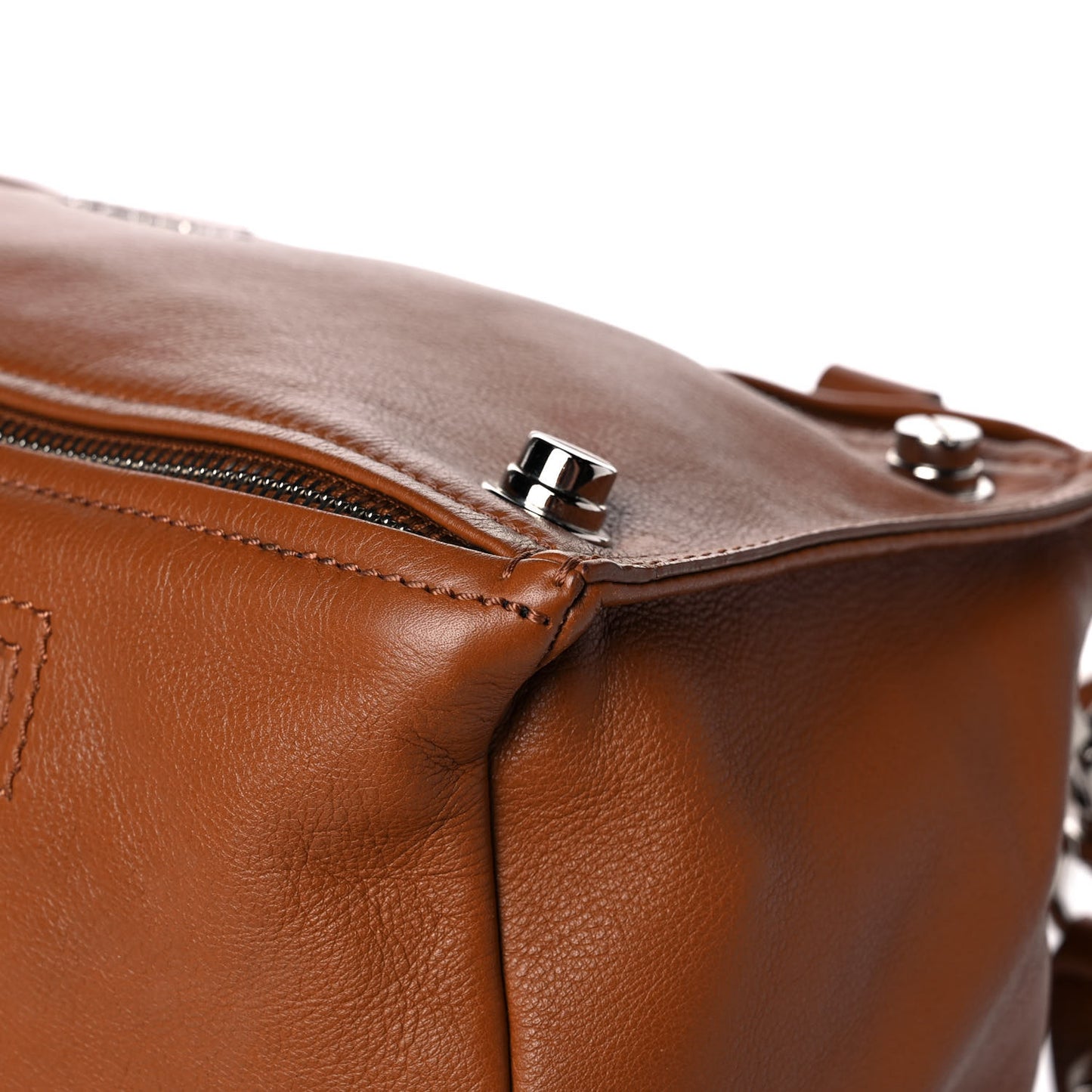 Calfskin Medium Bolt Stud Pandora Brown