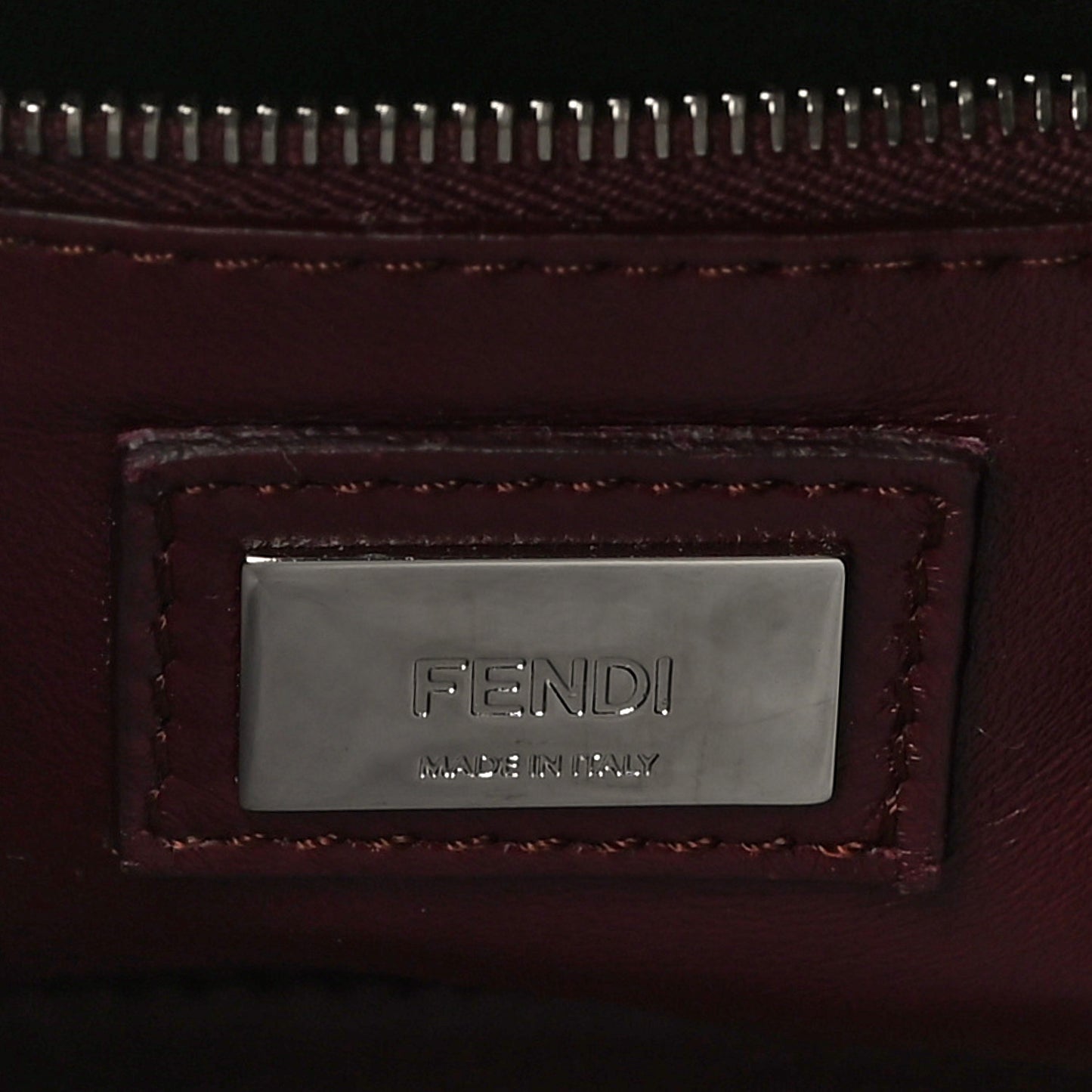 Nappa Mini Peekaboo Iconic Satchel Bordeaux