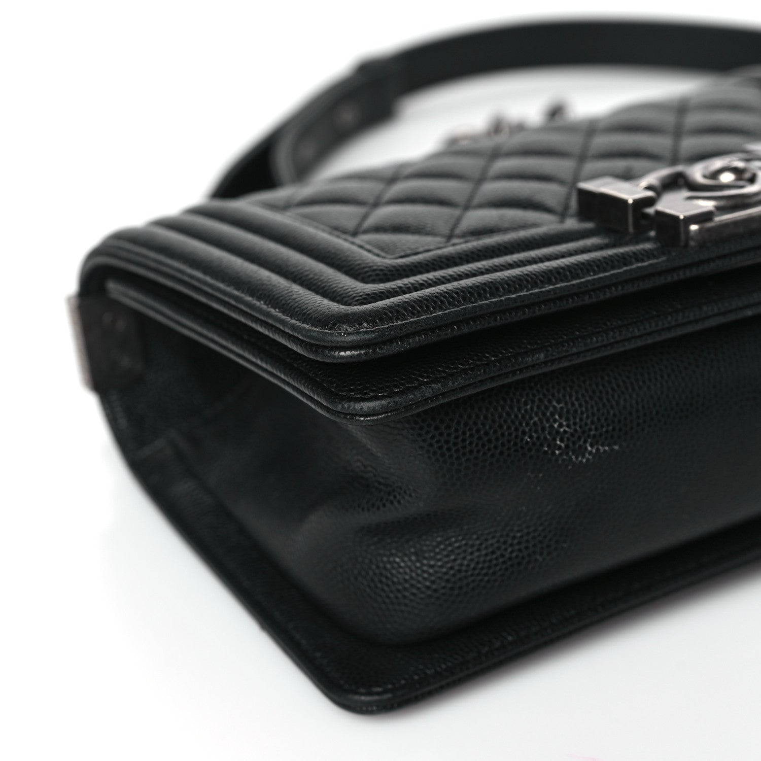 Chanel Caviar Quilted Small Boy Flap Black 9 of 13