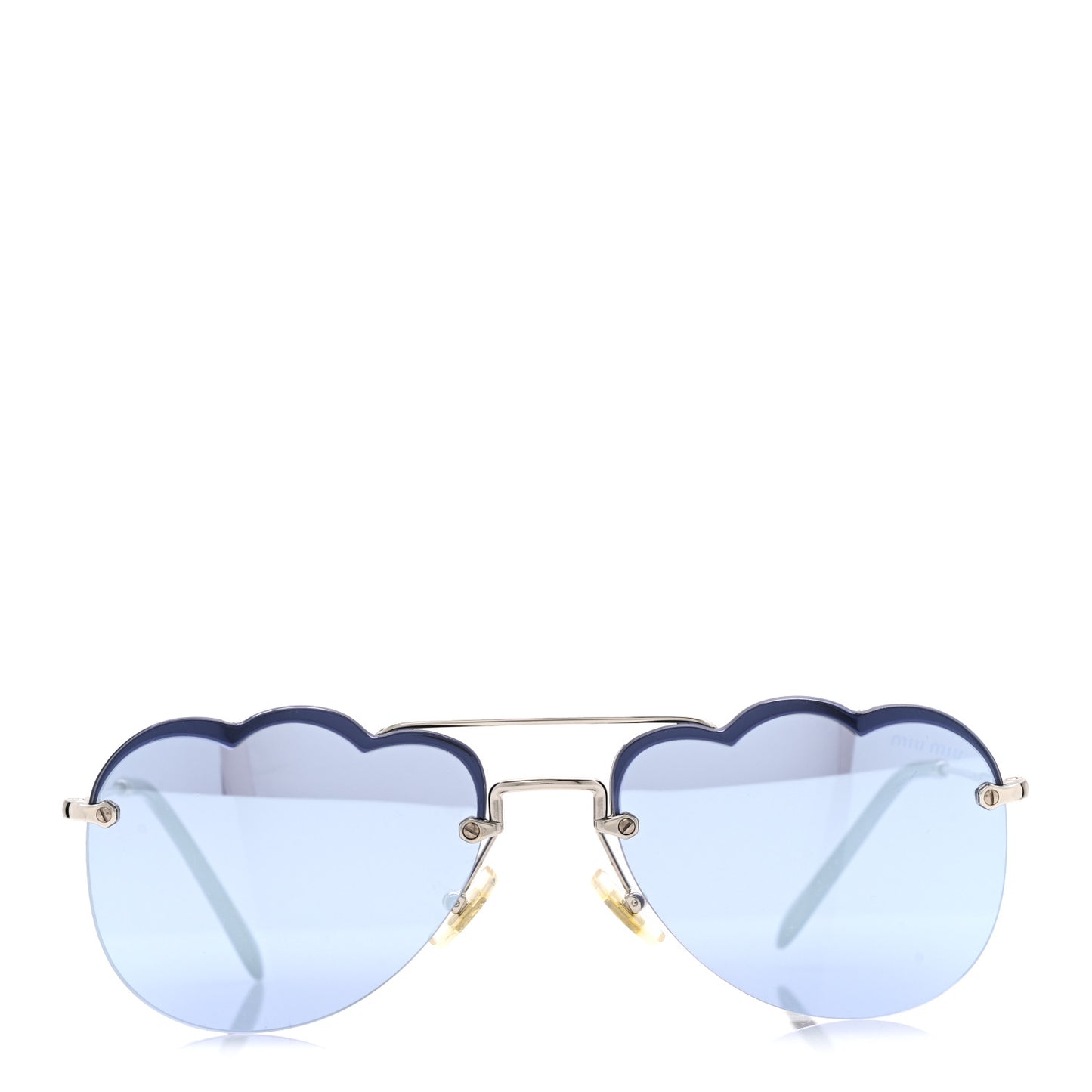 Metal Cloud Sunglasses SMU56U Blue