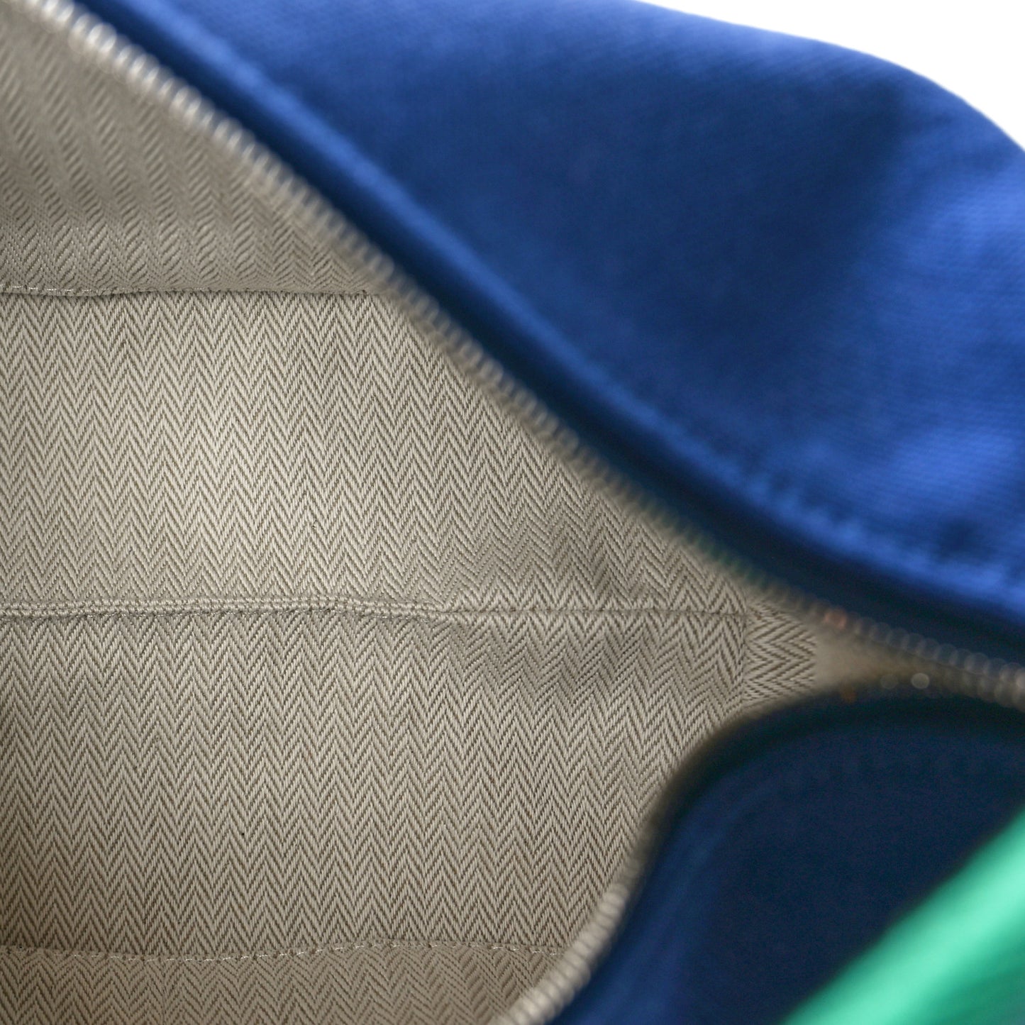 Canvas Large Bride-A-Brac Pouch Marine