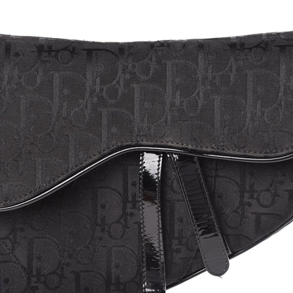 Christian Dior Monogram Saddle Bag Black 18 of 18