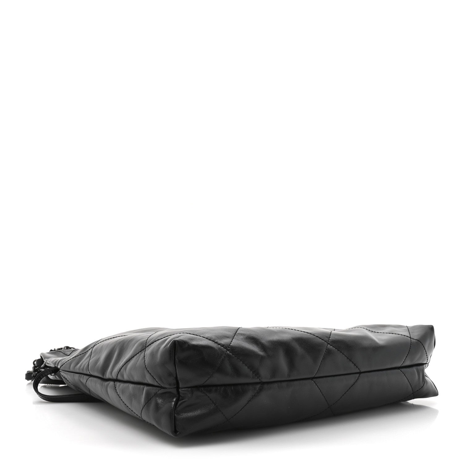 Chanel Shiny Calfskin Quilted Small Chanel 22 So Black 8 of 21