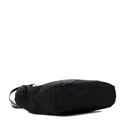 Prada Nylon Vela Grommet Tote Black 3 of 15