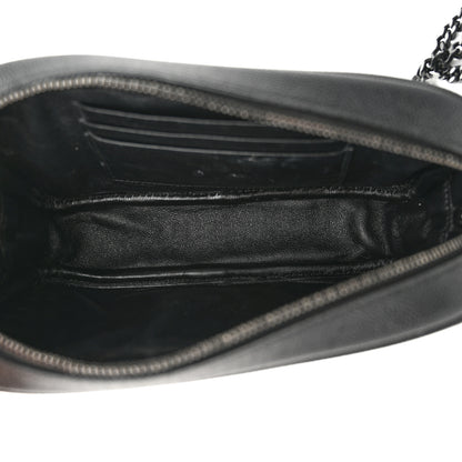 Saint Laurent Grain De Poudre Matelasse Monochrome Monogram Mini Lou Camera Bag Black 5 of 11