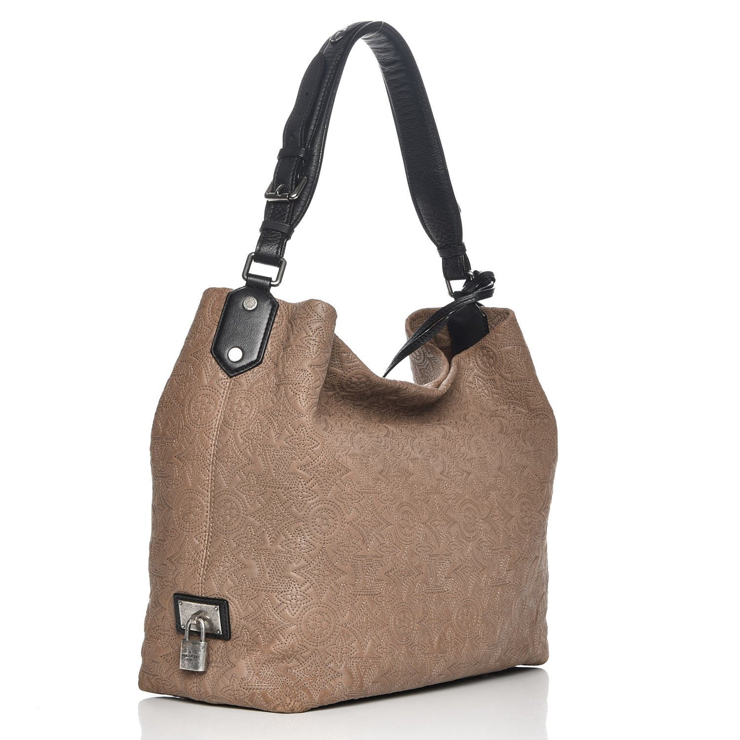 Monogram Lambskin Antheia Hobo PM Fumee