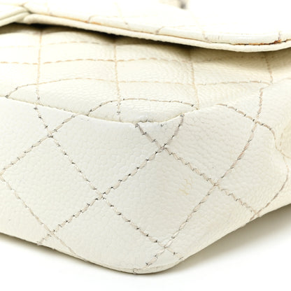 Chanel Caviar Quilted East West Flap White 10 of 19