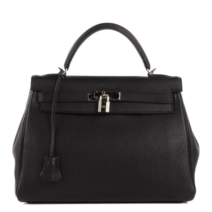 Hermes Togo Kelly Retourne 32 Black 1 of 27