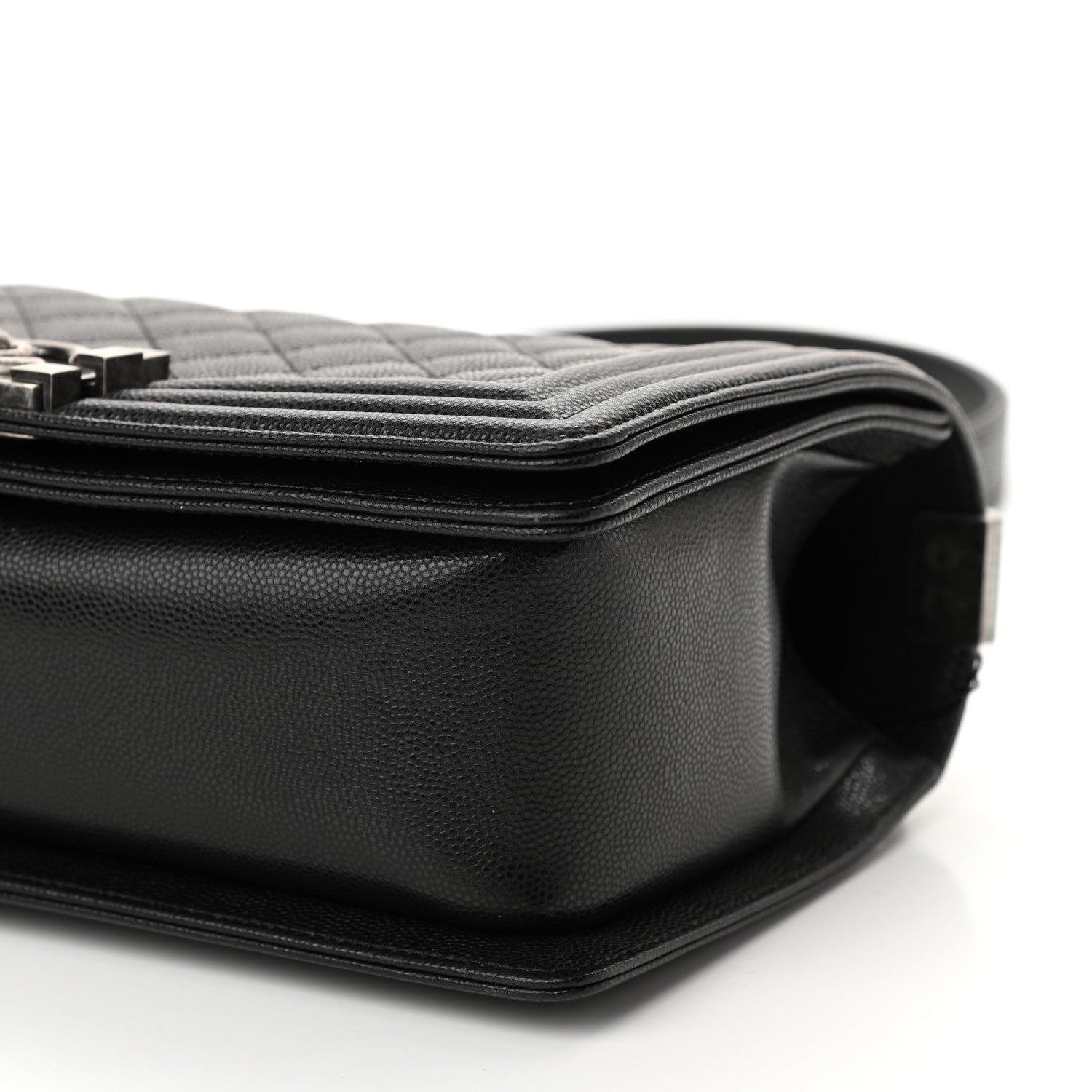 Chanel Caviar Quilted Medium Boy Flap Black 10 of 11
