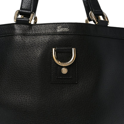 Gucci Calfskin Small Abbey Tote Black 8 of 10