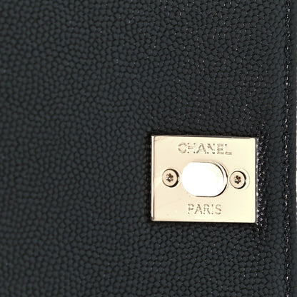 Chanel Caviar Lizard Quilted Small Coco Handle Flap Black 6 of 11