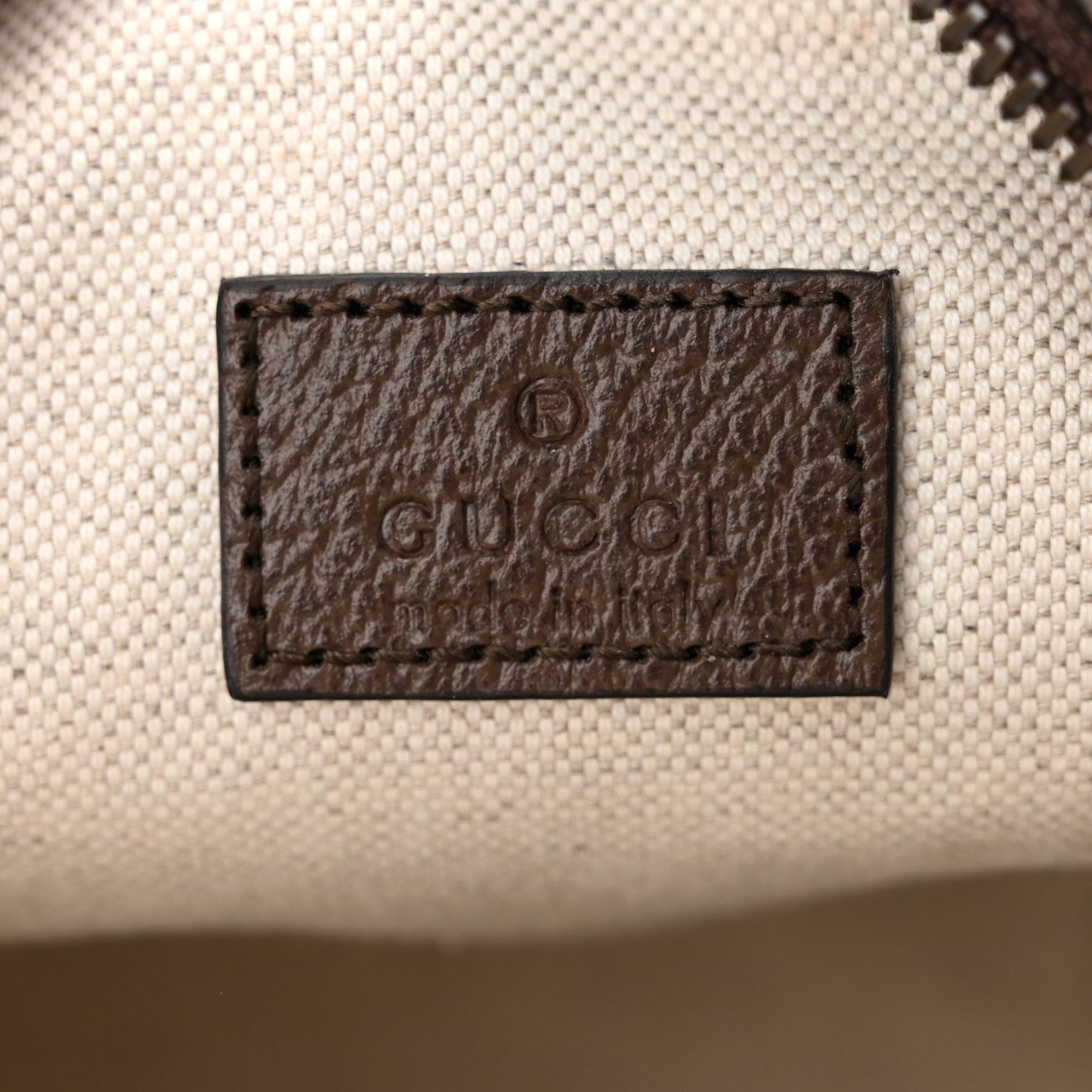 GG Supreme Monogram Web Mini Ophidia Messenger Brown