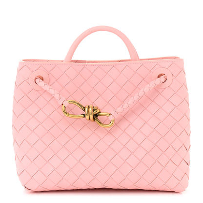 Bottega Veneta Nappa Intrecciato Small Andiamo Shoulder Bag Lotus 1 of 9