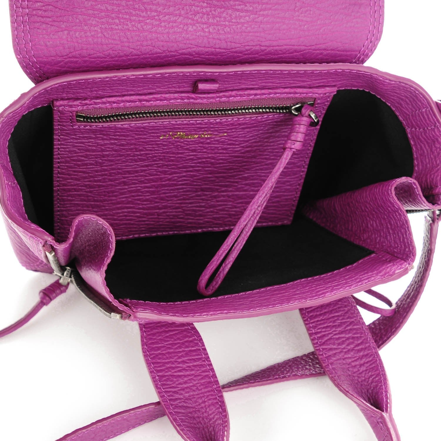 3.1 Phillip Lim 3.1 Textured Calfskin Mini Pashli Satchel Orchid 5 of 7