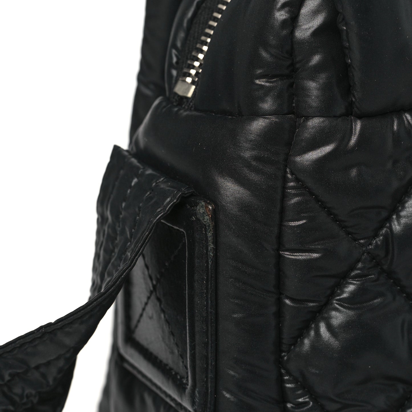 Nylon Small Coco Cocoon Messenger Bag Black