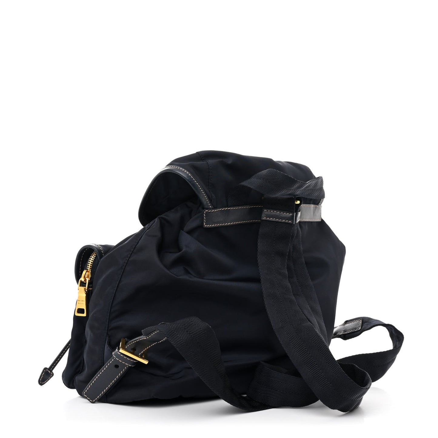 Tessuto Nylon Saffiano Vela Backpack Bleu