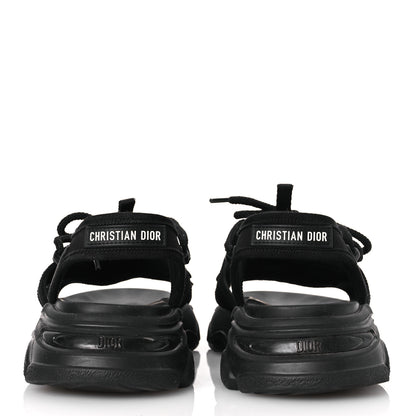 Christian Dior Technical Fabric D-Connect Sandals 37 Black 6 of 12