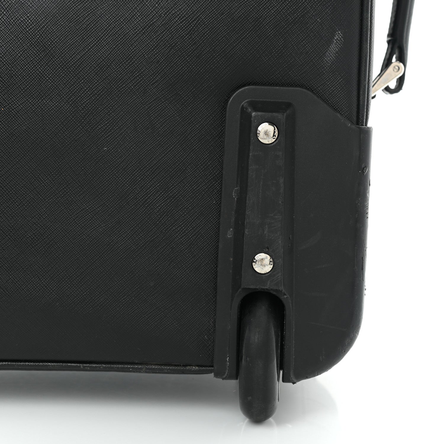 Prada Saffiano Travel Trolley Luggage Black 11 of 16
