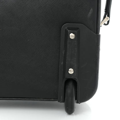 Prada Saffiano Travel Trolley Luggage Black 11 of 16