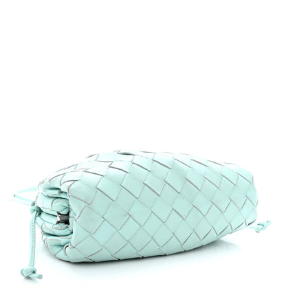 Bottega Veneta Nappa Intrecciato The Mini Pouch Topazio Silver 4 of 13
