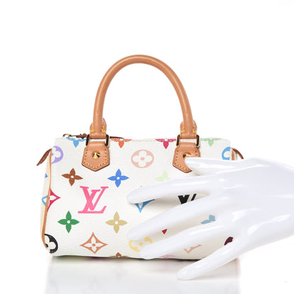 Louis Vuitton Monogram Multicolor Mini Sac HL Speedy White 2 of 9