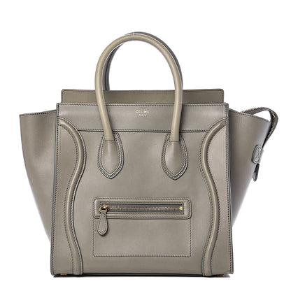 Celine Smooth Calfskin Mini Luggage Grey 1 of 9