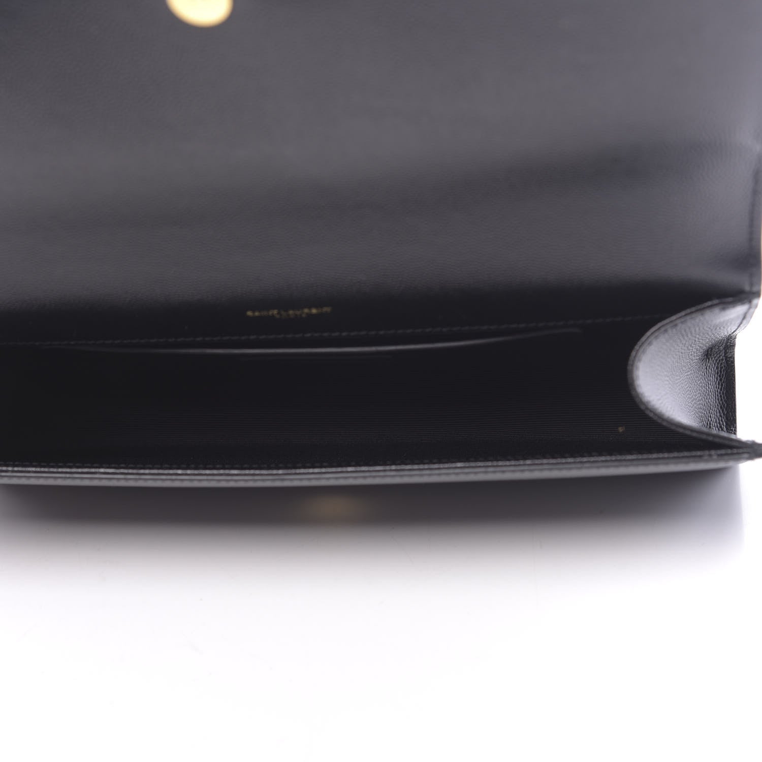 Saint Laurent Grain De Poudre Monogram Cassandre Clutch Black 5 of 9