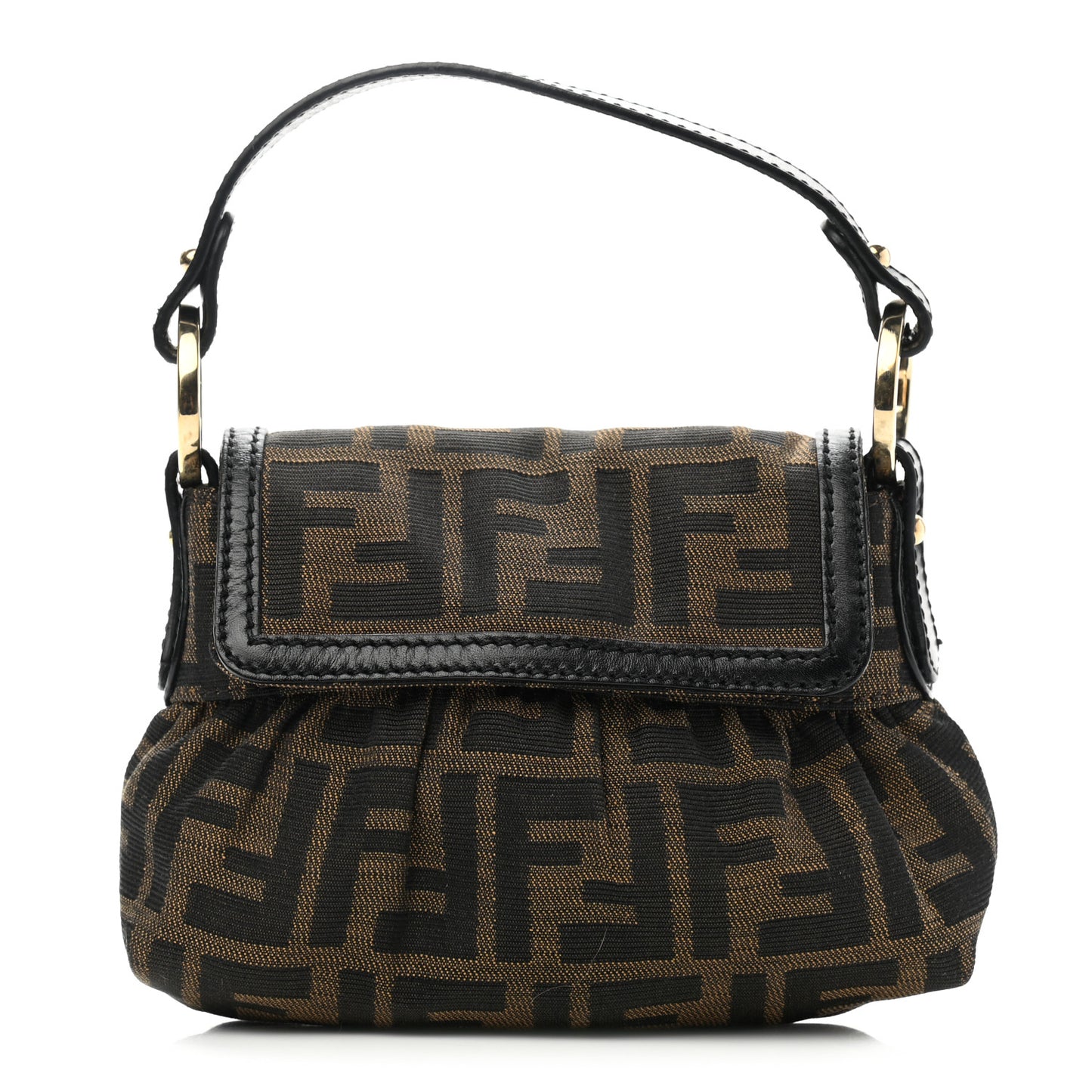 Zucca Mini Chef Shoulder Bag Tobacco Black