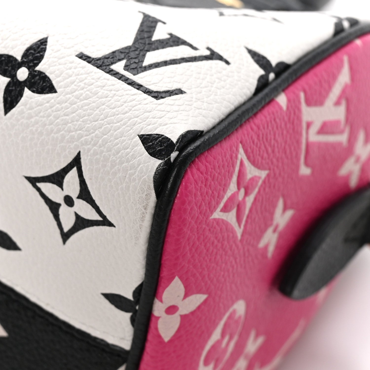 Louis Vuitton Empreinte Monogram Spring in the City Speedy Bandouliere 20 Black White Pink 11 of 12