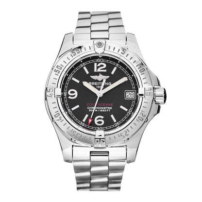 Breitling Stainless Steel 33mm Colt Oceane Quartz Watch Black A77380 1 of 7
