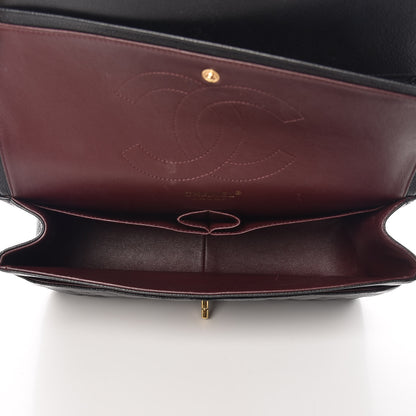 Chanel Caviar Quilted Jumbo Double Flap Black 7 of 12