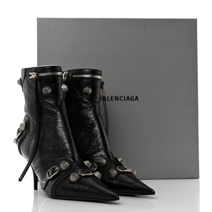 Balenciaga Agneau Arena Cagole 70mm Ankle Boots 40 Black 9 of 9