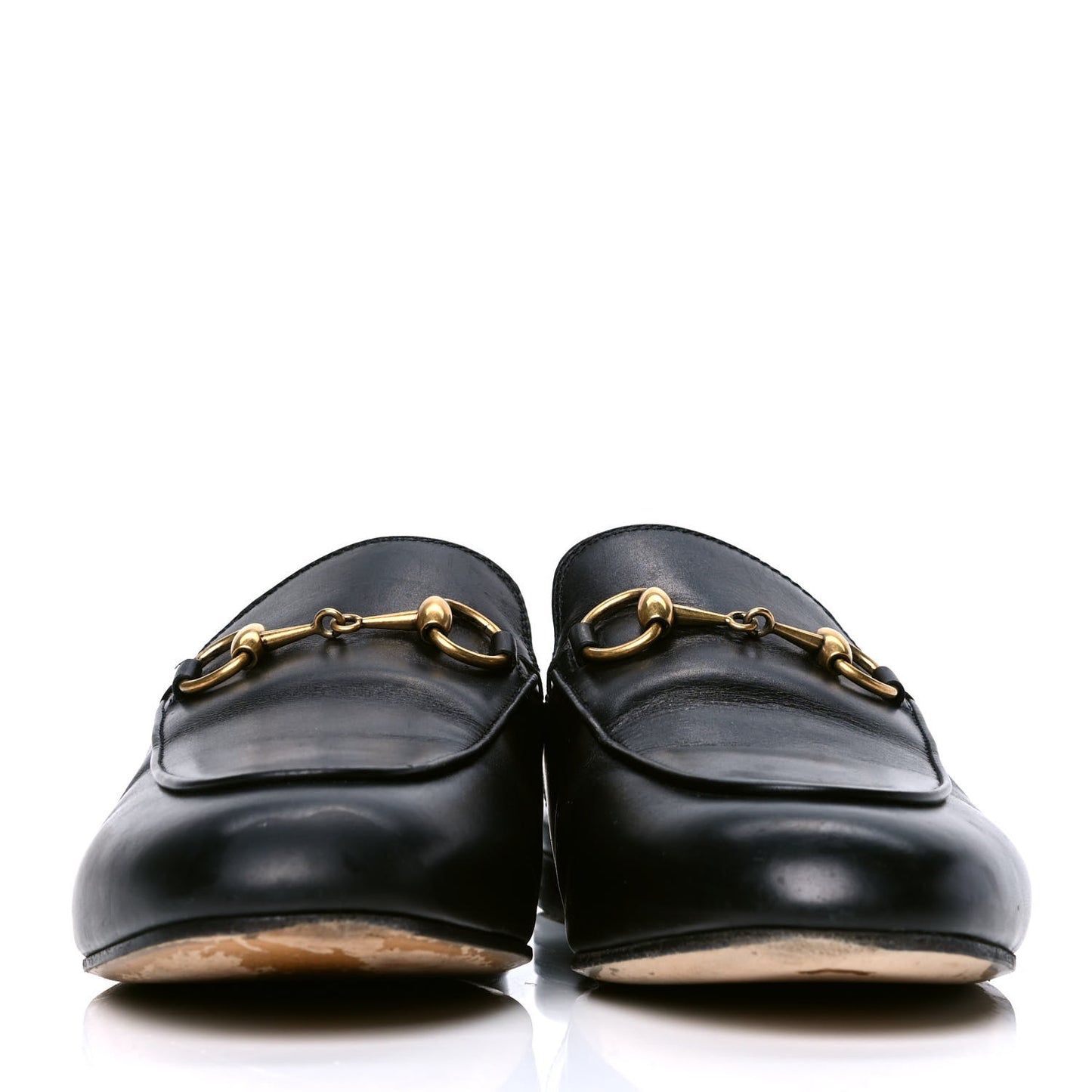Calfskin Womens Princetown Slippers 35.5 Black