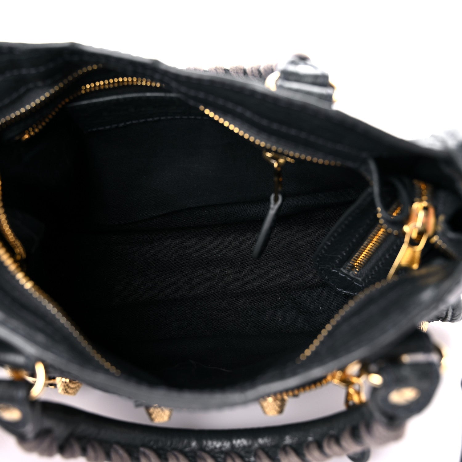 Balenciaga Agneau Giant 12 Gold Hardware Mini City Anthracite 5 of 14