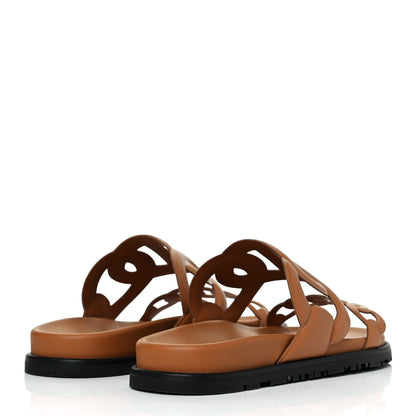 Hermes Nappa Extra Sandals 36.5 Naturel 4 of 9