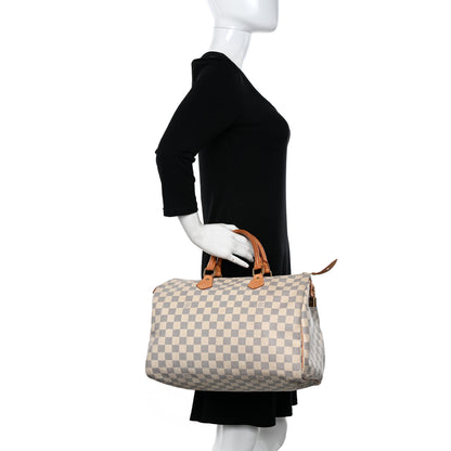 Louis Vuitton Damier Azur Speedy 35 2 of 17
