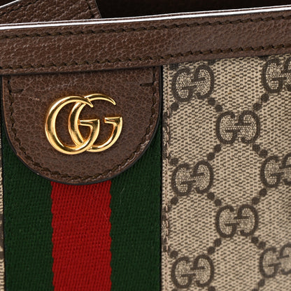 Gucci GG Supreme Monogram Medium Ophidia Shopping Tote Brown 15 of 17