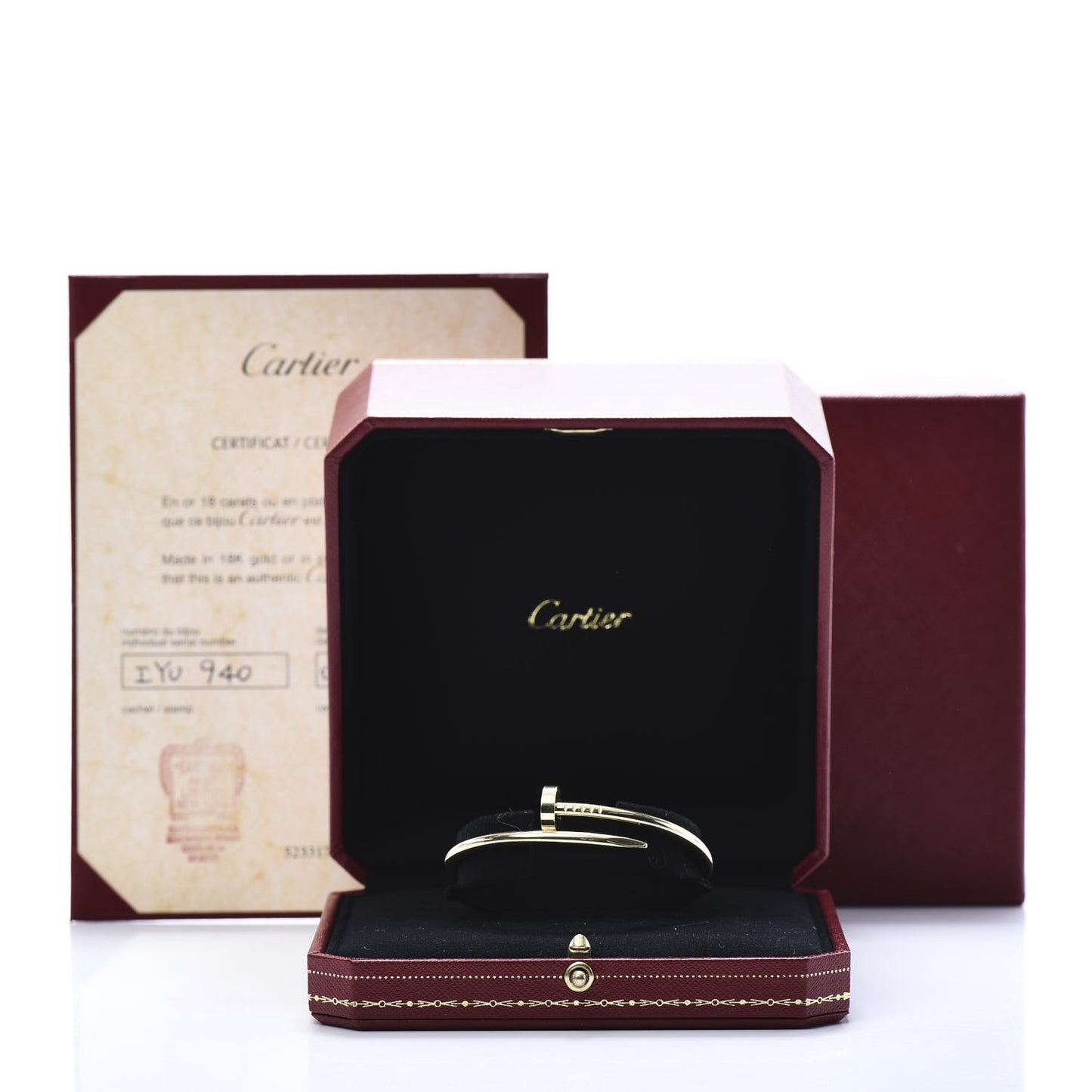 18K Yellow Gold Juste Un Clou Bracelet 16